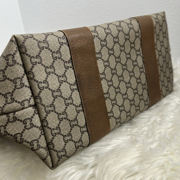 💯 Authentic Gucci Plus Vintage Monogram Tote with Cherryline 🍀 - Picture 9 of 15